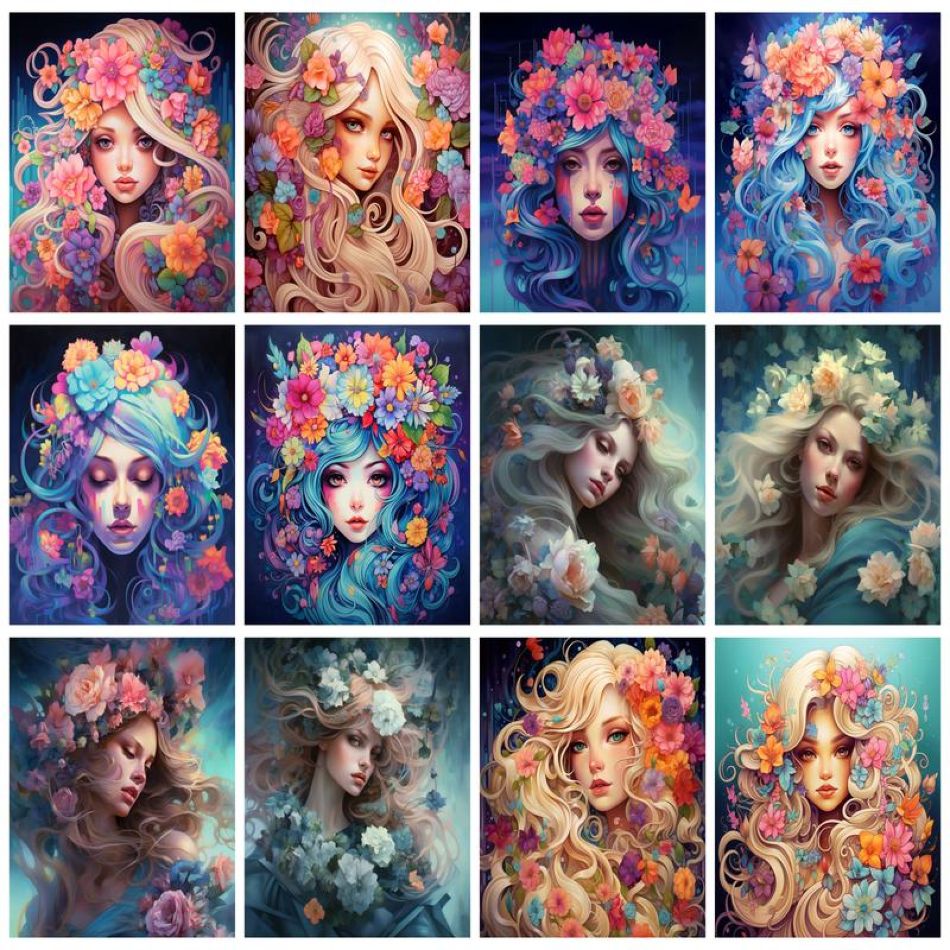 Resin Art Ideas With Pictures - CHENISTORYキャラクターダイヤモンドペインティング ウォールアート 絵画 フィギュアペインティング ダイヤモンドアート 初心者向け