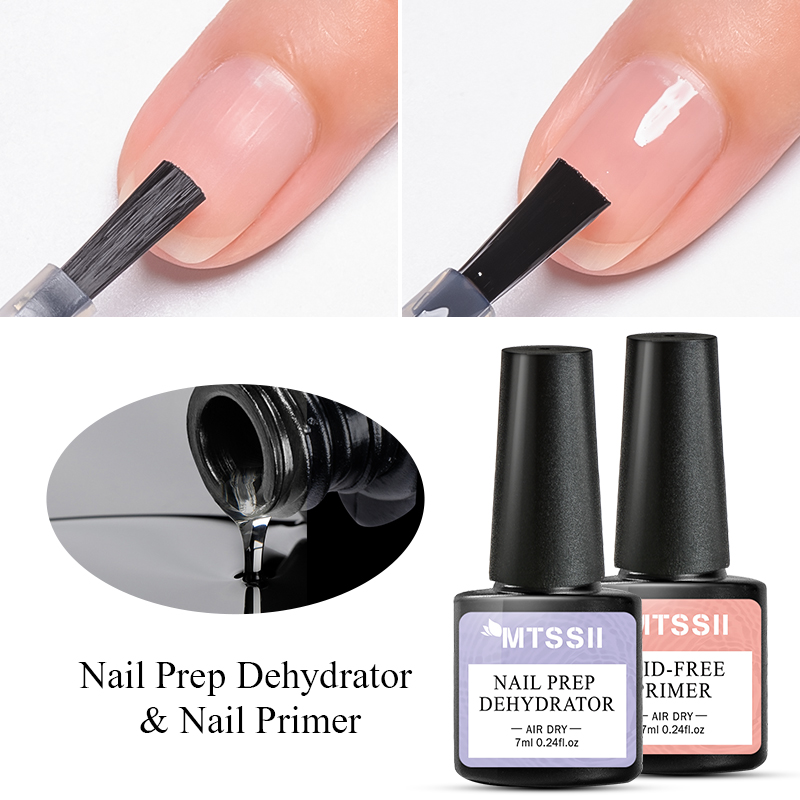 Uv Lamp Nail Resin - Mtssii 7 ミリリットルネイルプライマー準備脱水剤ジェルネイルポリッシュ不要 UV LED ランプベーストップコートネイルアートワニスマニキュア