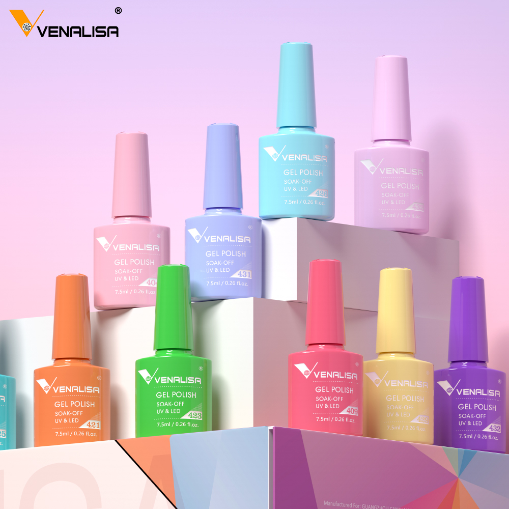 Uv Lamp Nail Resin - VENALISA ネイルジェルポリッシュ 7.5ml HEMA・TPOフリー セミパーマネント クリスマスカラー