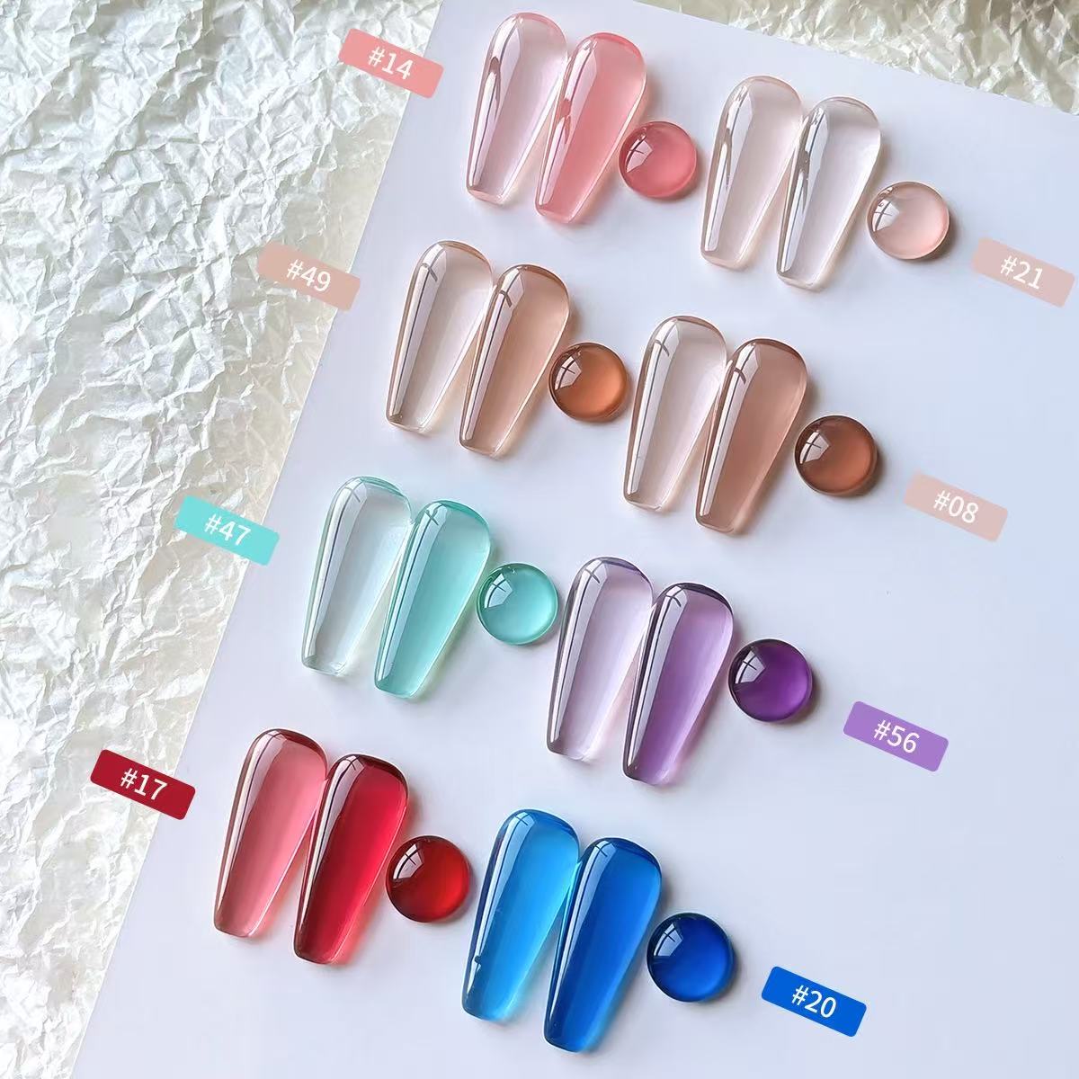 8 色ジェルネイルポリッシュキット 15 ミリリットルステン - Uv Lamp Nail Resin のレビューと価格