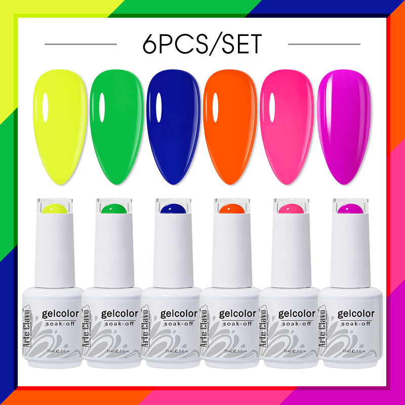 Arte Clavo Gel Nail Polish Set - Uv Lamp Nail Resin のレビューと価格