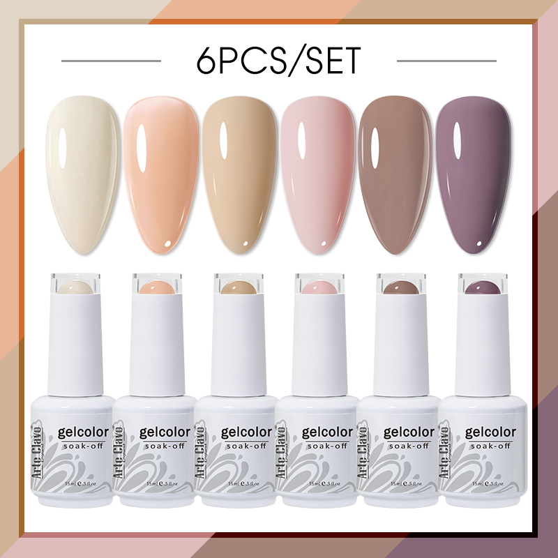 Arte Clavo Gel Nail Polish Set - Uv Lamp Nail Resin のレビューと価格