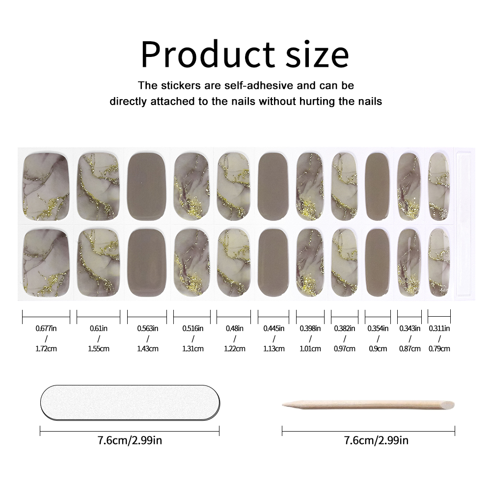 UV不要 完全硬化ジェルネイルストリップ 16/22枚入り  - Uv Lamp Nail Resin のレビューと価格