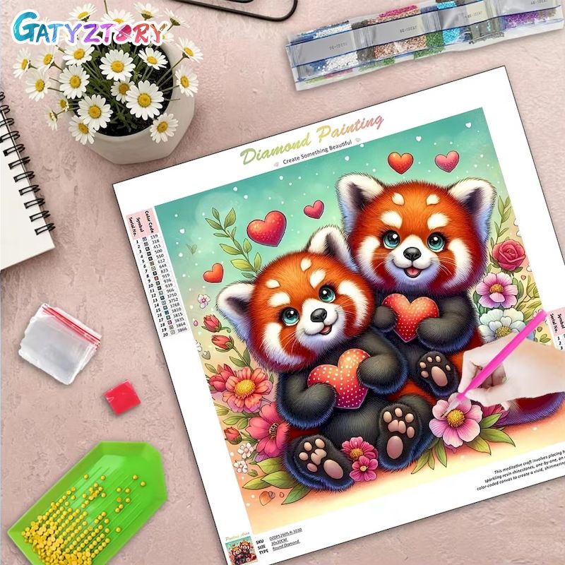 GATYZTORY漫画5Dダイヤモンドペインティングキット  - Resin Art Ideas With Pictures のレビューと価格