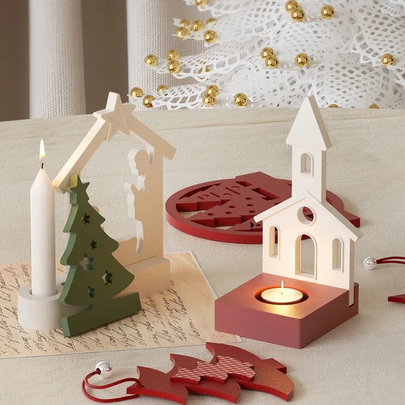ハロウィンクリスマスキャンドルホルダー型DIYコンクリートセ - Xmas Resin Art のレビューと価格