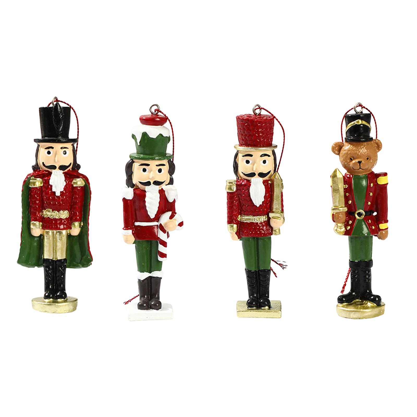 クリスマスくるみ割り人形オーナメントクリスマス装飾ディスプレ - Xmas Resin Art のレビューと価格