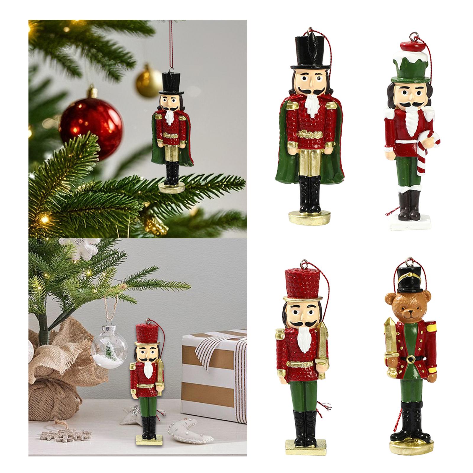 クリスマスくるみ割り人形オーナメントクリスマス装飾ディスプレ - Xmas Resin Art のレビューと価格