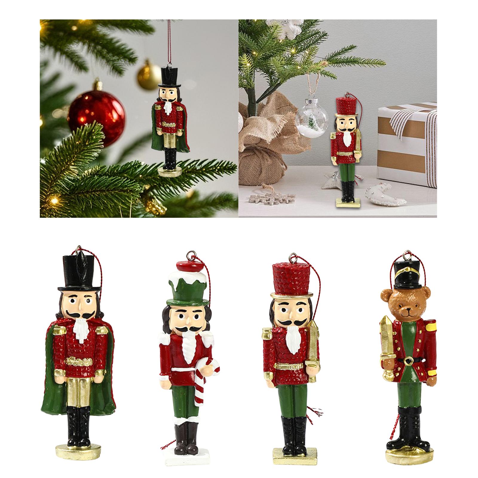 クリスマスくるみ割り人形オーナメントクリスマス装飾ディスプレ - Xmas Resin Art のレビューと価格