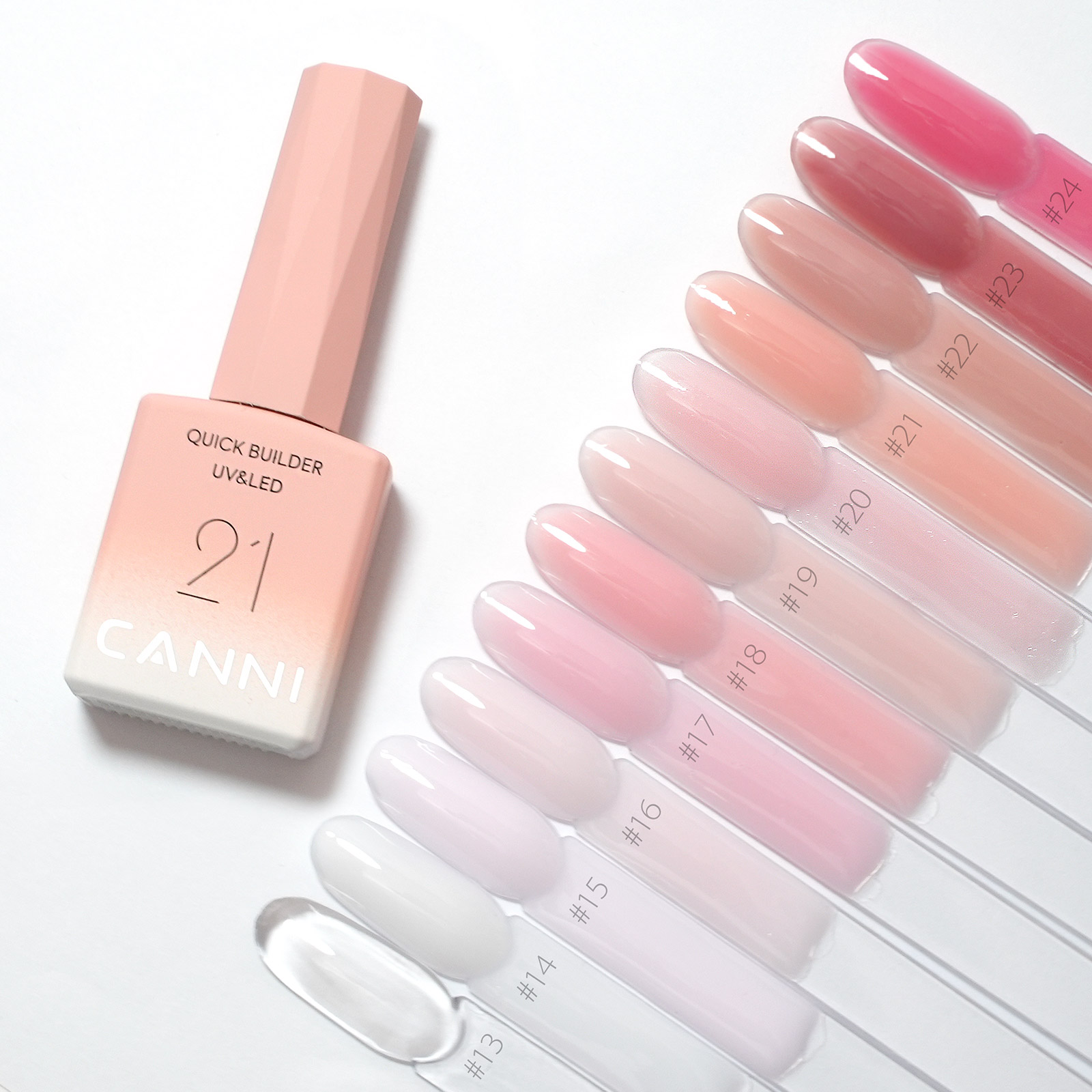 CANNI UV建築ジェル ファストビルダー ネイルジェル  - Uv Lamp Nail Resin のレビューと価格