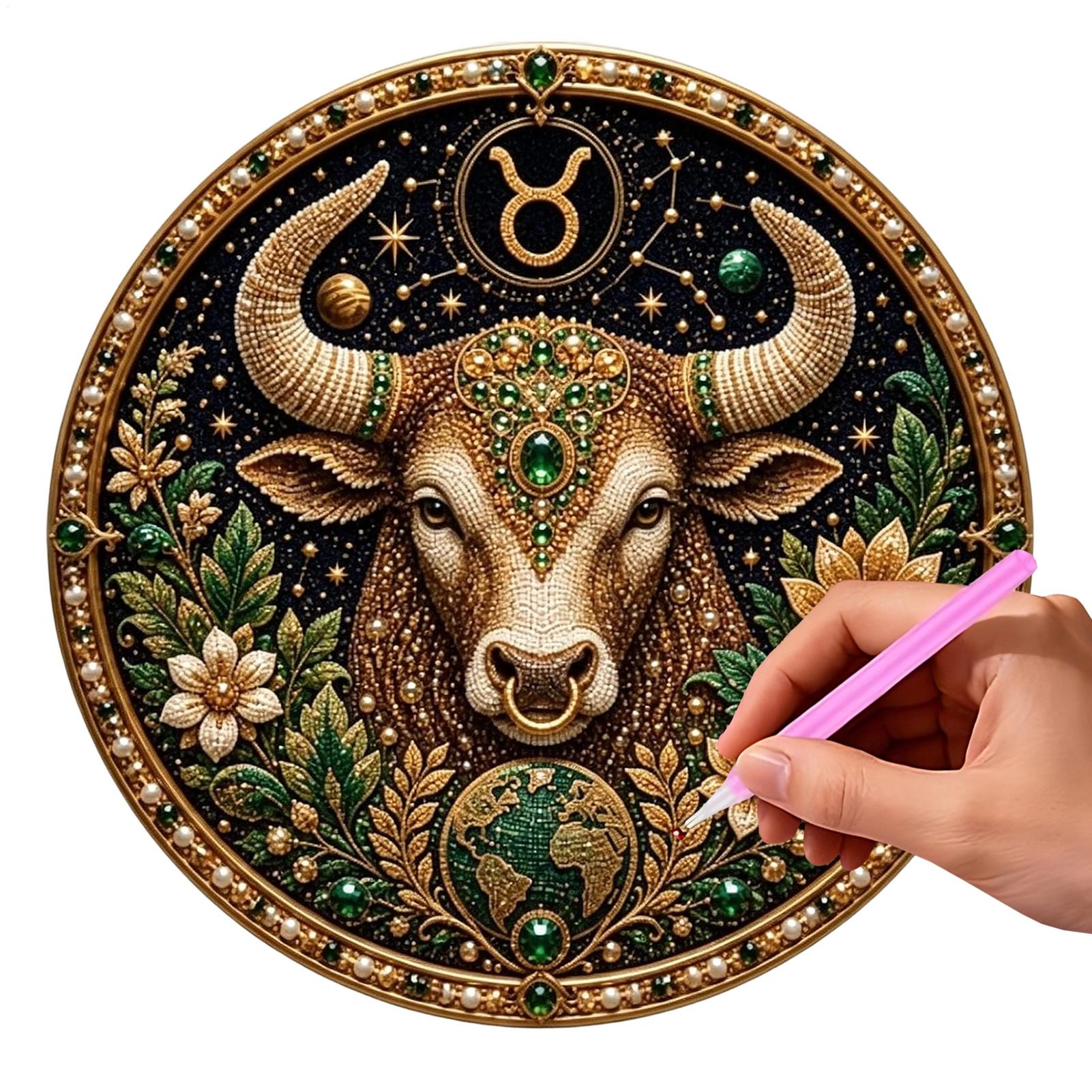 12星座パールアートキット：円形星座をテーマにしたDIYビー - Resin Art Wall のレビューと価格