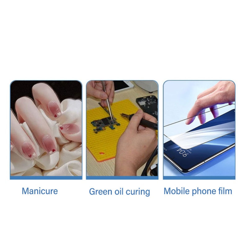 UVレジンライト 携帯電話強化ガラスフィルム ネイルオイル  - Uv Lamp Nail Resin のレビューと価格