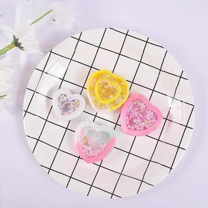 樹脂シェーカーシリコーン金型 DIY ハート形金型シリコーン - Resin Art Heart のレビューと価格