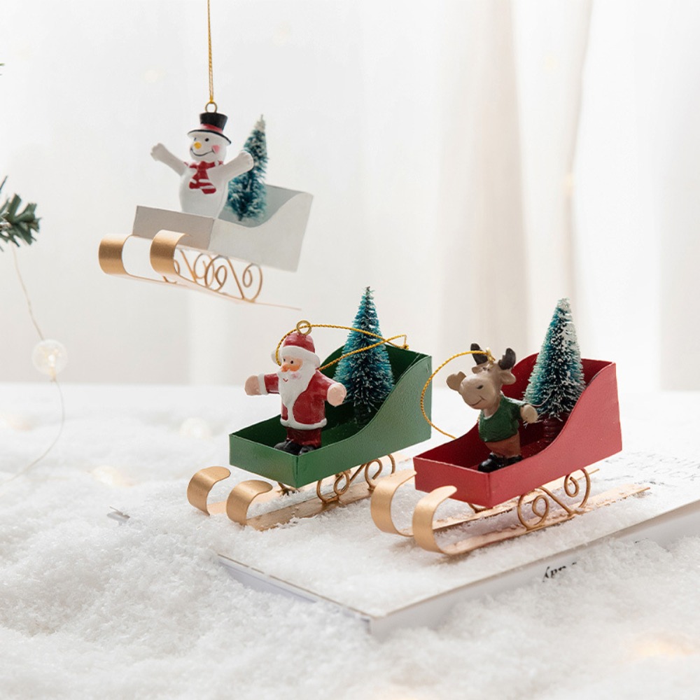 北欧風クリスマスツリー用スレッドペンダント 鉄製アート 素朴 - Xmas Resin Art のレビューと価格