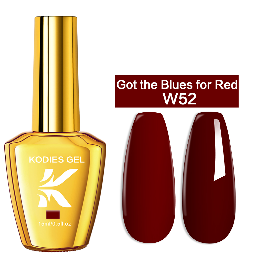 KODIES ジェルバーガンディレッドジェルネイルポリッシュ - Uv Lamp Nail Resin のレビューと価格