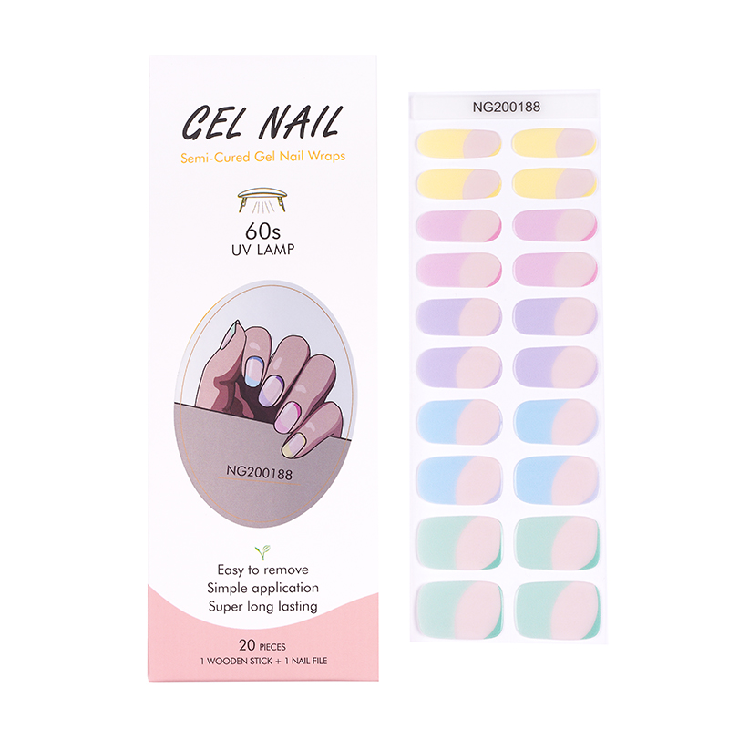 慧子 フレンチジェルネイルストリップス パッチ スライダー  - Uv Lamp Nail Resin のレビューと価格